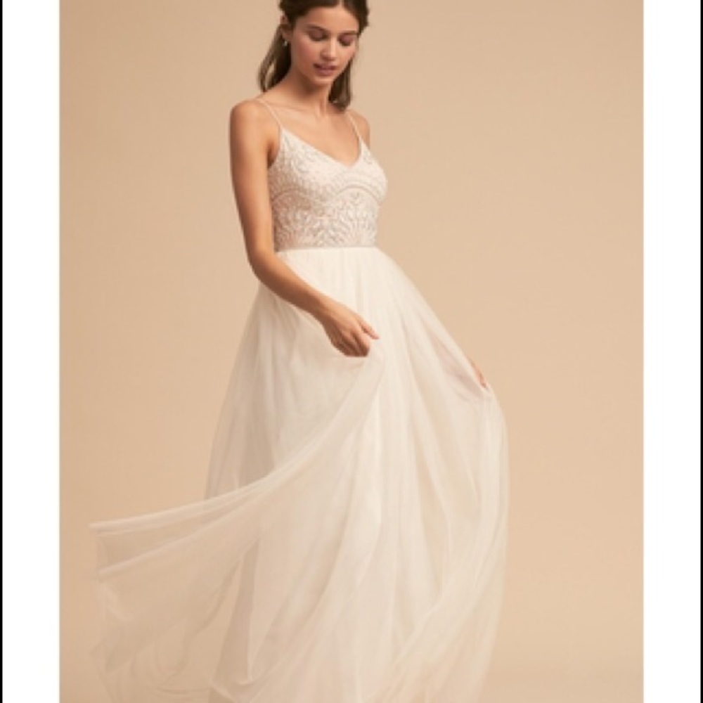 Gorgeous and whimsical Cream Bhldn dress